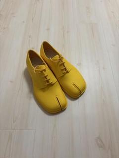 新品 Maison Margiela TABI タビ ラバー レインブーツ 黄色 新品 Maison Margiela マルジェラ TABI タビ ラバー ショート
