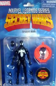 ハズブロ　マーベル　レジェンド　ブラックスーツ　スパイダーマン
