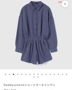 Daddyscheckショートオールインワン Searoomlynn Daddyscheckショートオールインワン