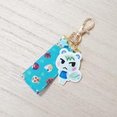 ハンドメイド★どうぶつの森 ジュン キーホルダー