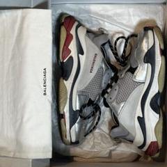 BALENCIAGA "Triple S" 43 silver
