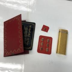Bizinet EZ Cartier の七宝焼ライター Cartier カルティエ ライター サントス ビスモチーフ SS× GP