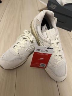 新品 未使用 New Balance MD34 ホワイト/ブルー スニーカー