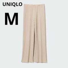 UNIQLO ユニクロ　レディース　プリーツパンツ　M ベージュ