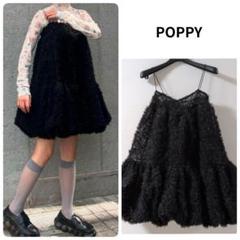POPPY ポピー　TULLE BALLOON TUNIC チュニック Tulle balloon tunic (black) – POPPY