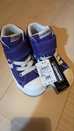 CONVERSE パープル ハイカットスニーカー 17.0cm