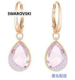 Swarovski スワロフスキーヒープ梨型ピアス
