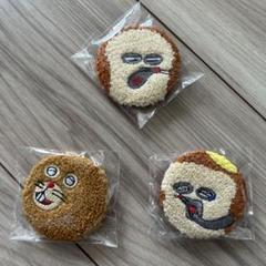 パンどろぼう 刺繍缶バッジ 3種