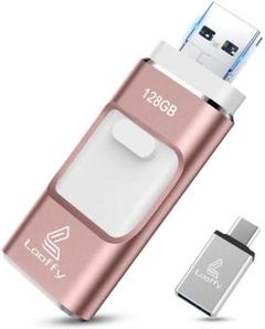 128GB iphone４in1 usbメモリー フラッシュドライブ