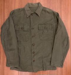 アメリカ軍 OG 107 コットンサテンシャツ 1st後期筒袖 wip-23060901_1.jpg
