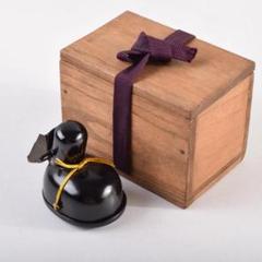 茶道具　黒漆　冠　香合　時代箱　N　8967 茶道具 黒漆 冠 香合 時代箱 N 8967 - メルカリ
