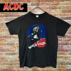 激レア　90s AC/DC ビンテージスウェットパーカー　バンド　オフィシャル 1996年製 90's AC/DC BACK IN BLACK バンドスウェットパーカー