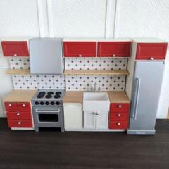 スウェーデン キッチン ミニチュア ’70 Lundby★アンティーク台所 スウェーデン キッチン ミニチュア '70 Lundby☆アンティーク