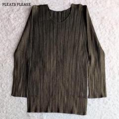 未使用級　プリーツプリーズ　 ルーレット　 ストレッチ　カットソー　3 L r0040_01.jpg?fitin=272:272