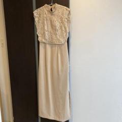 Aimer acret エメ　ノースリーブ　ドレス M 結婚式　ロングワンピース