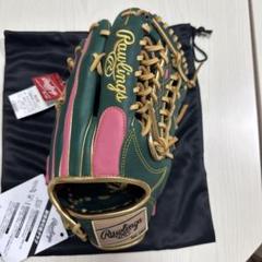 Rawlings Hyper Pro 軟式グローブ グリーン/ピンク - メルカリ