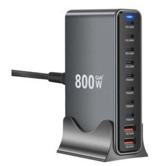 800W 充電器 GaNFastⅢ 10ポート 2*単口140W 1.5m
