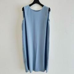 Demi-Luxe BEAMS ノースリーブワンピース 38 サックスブルーのサムネイル