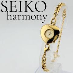 【希少品　新品電池】3402 SEIKO　レディース腕時計　ゴールド　ハート　金