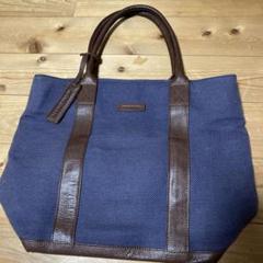 【美品】MOTHERHOUSE トートバック ネイビー A4収納可 ユニセックス 美品】MOTHERHOUSE トートバック ネイビー A4収納可 ユニセックス