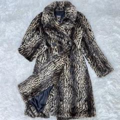 SCHOTT ショット マウジー　レオパードファーコート ✨美品✨SCHOTT×MOUSSY フェイクファーコート レオパード柄