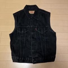リーバイス　ブラック　デニム　ベスト　黒 Levi's - リーバイス ブラックデニム ベストの通販 by まさ's