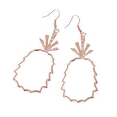 パイナップルフレームフックピアス　両耳用
