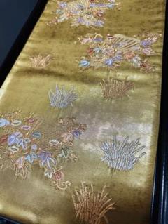 極美品】西陣帯地創作家 伝統工芸士「上村良一氏作」名物裂紹肥