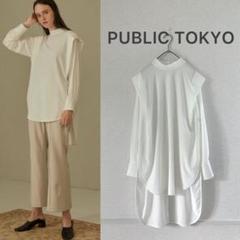 PUBLICTOKYOパブリックトウキョウ　新品 美品 長袖 ブラウス シャツ ウィメンズ/トップス/シャツ/ブラウス(長袖)｜PUBLIC TOKYO