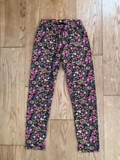 GAP キッズ　花柄レギンス 110cm 黒　スパッツ