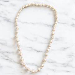 【美品】　パール ネックレス ボリューム有り 76cm