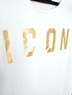 DSQUARED2 ICON ゴールド Tシャツ レディース　14Y