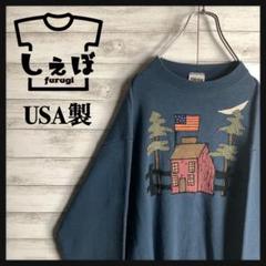 【USA製】当店オススメ!☆ビッグロゴ入りビンテージスウェット 原宿レトロ 刺繍