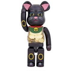 BE@RBRICK 招き猫 小判 千万両 黒メッキ 1000％のサムネイル