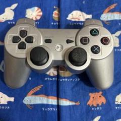 PS3 ワイヤレスコントローラー　シルバー　互換品　動作確認済　CECHZC2U