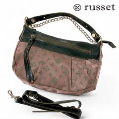 russet ラシット ハンドバッグ ショルダー 2way ナイロン チェーン