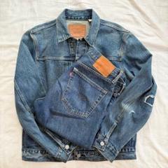 Levi's デニムジャケット & デニムパンツ W31 L32 セットアップ 2025年最新】デニムセットアップ リーバイスの人気アイテム