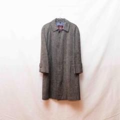 【美品】J.PRESS Donegal Tweed ステンカラーコート ツイード 美品】J.PRESS Donegal Tweed ステンカラーコート ツイード