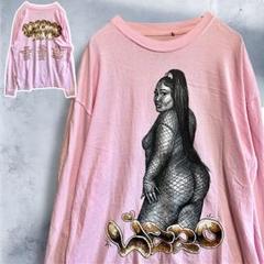 BGGY ラッパー Tシャツ 古着 ピンク アーティスト ライブ ツアー リゾ