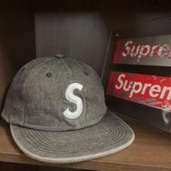 Supreme シュプリーム 17ss Washed デニム Sロゴ ブラック