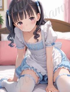 b283 美少女 かわいい イラスト 下着 コスプレ セクシー A4ポスター