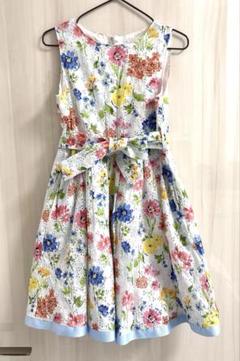 【美品】メゾピアノ 花柄ワンピース　120