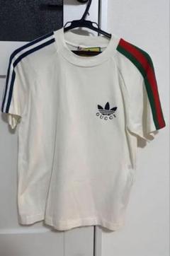 11078【美品・限定コラボ】グッチ×アディダス☆総柄クロップド丈