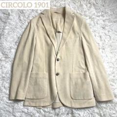 CIRCOLO テーラードジャケット ベージュ 38 総柄 カジュアル 2025年最新】CIRCOLO 1901 カラー：ベージュ系 テーラード