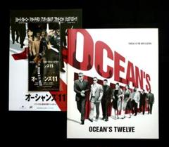映画『オーシャンズ12』パンフ&チラシ、『オーシャンズ11』チラシ&前売特典のサムネイル