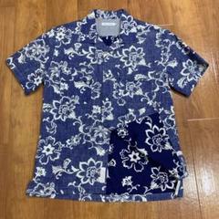 新品 未使用 DELUXE アロハシャツ ビンテージ風 Sサイズ サーフ 柄