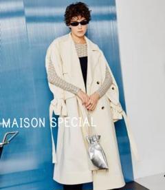 【美品】MAISON SPECIAL メゾンスペシャル　トレンチコート　春 2025年最新】メゾンスペシャル レディース トレンチコート