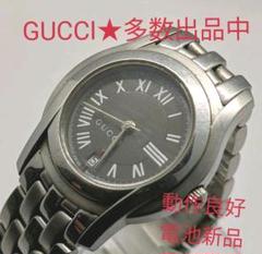 動作良好 電池新品 5500L グッチ GUCCI 時計 腕時計 レディース
