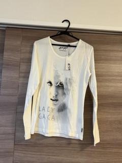 GOSTAR DE FUGA Vネック長袖Tシャツ 46 シリコンバイオ加工 シルキータッチ浅VネックTシャツ ｜The