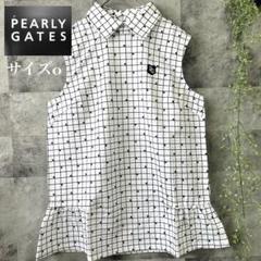 PEARLY GATES グレー ノースリーブベスト サイズ5 PEARLY GATES (パーリーゲイツ) ゴルフウェア(トップス) メンズ